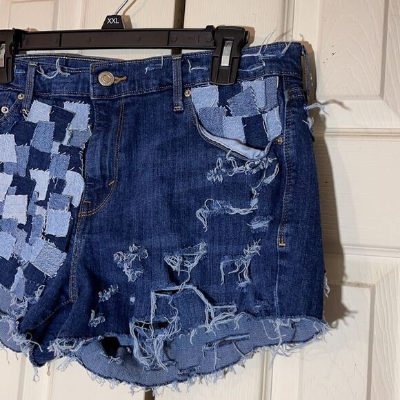 Levi's Patchwork Upcycled Cutoff Shorts W31 - Picture 3 of 16